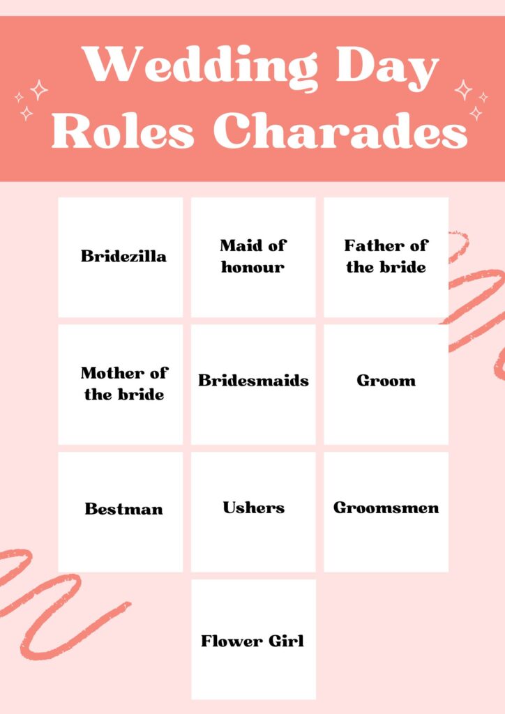 Charades Template