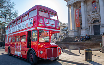 afternoon tea bus hen party