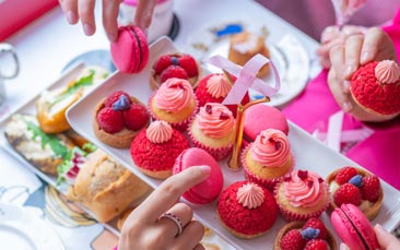 afternoon tea bus hen party