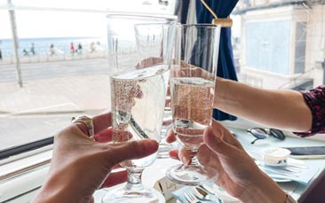 afternoon tea bus tour hen party