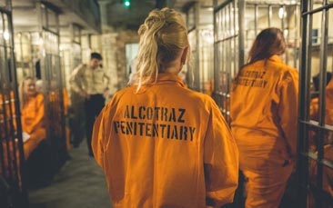 alcotraz prison cocktail experience hen party