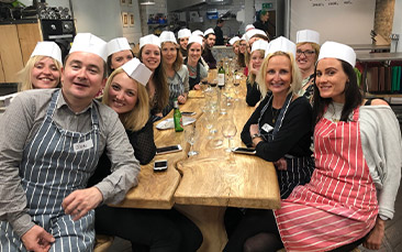 baking class hen party