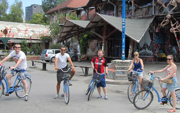 bike hire hen party