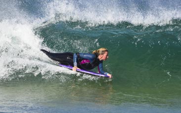 bodyboarding hen party