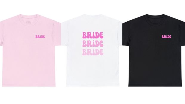 bride retro t-shirt