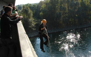 bridge swing hen party