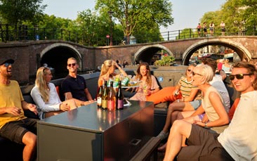 canal boat tour hen party