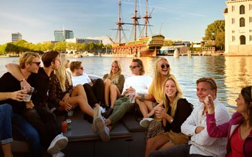 canal boat tour hen party