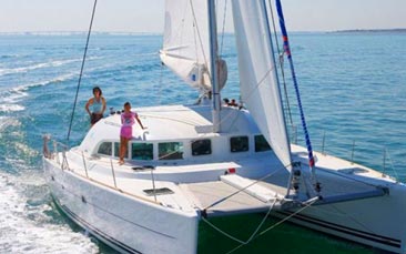 catamaran charter hen party