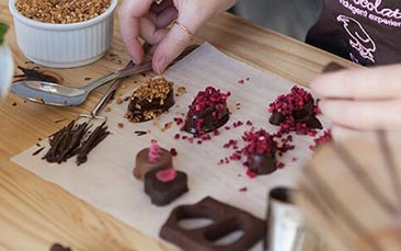 chocolate making hen party