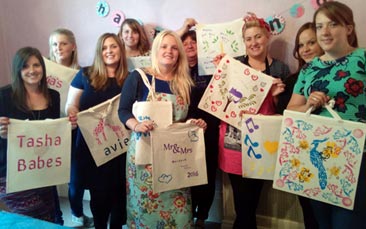 creative hen workshop hen party