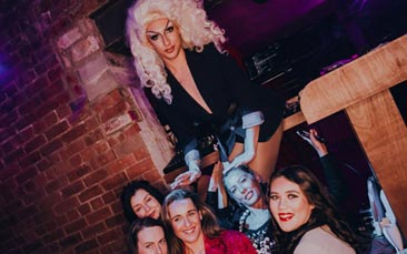 drag queen bonanza hen party