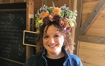 mobile flower crown workshop hen party