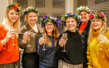 flower crown workshop hen party