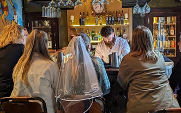 gin teapot drinks hen party