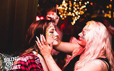 glitter masterclass hen party