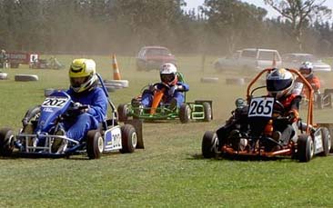 grass karting hen party