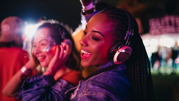 Silent disco hen party festival activity