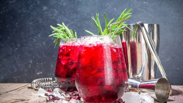 Hibiscus cocktail