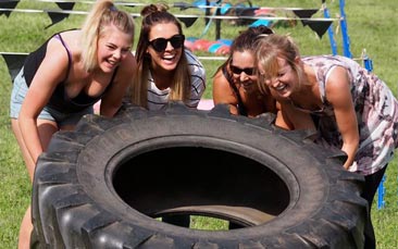 highland games hen party