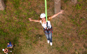 high ropes course hen party