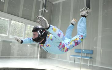 indoor skydiving hen party