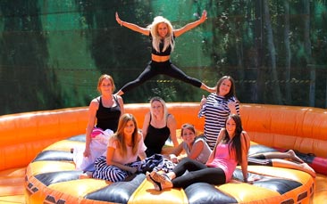 inflatable games hen party