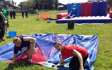 inflatable games hen party