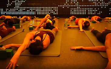 lightbox yoga hen party