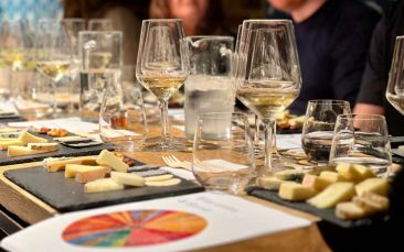 luxury wine and cheese tasting hen party