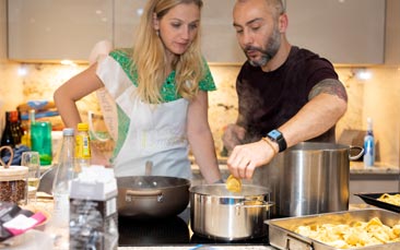 mobile pasta making hen party