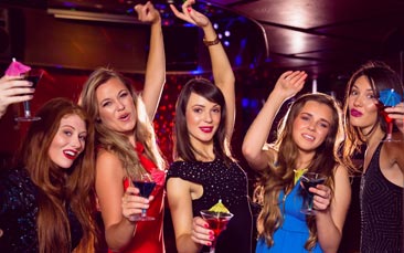 guestlist nightclubbing hen party