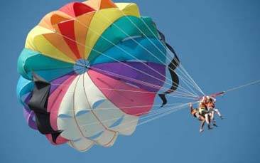 parasailing hen party