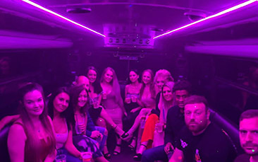 party bus tour hen party