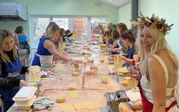 pasta making hen party