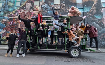 prosecco bike hen party