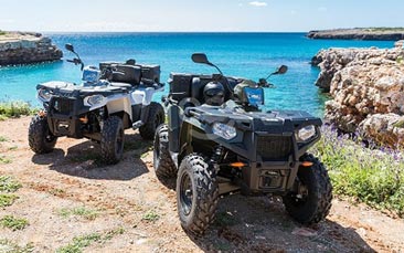 quad biking hen party