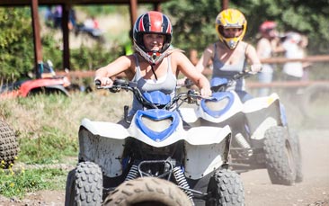 quad biking hen party