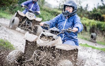 quad biking hen party