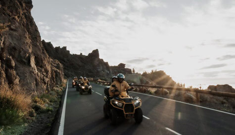 quad biking hen party