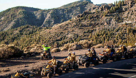 quad biking hen party