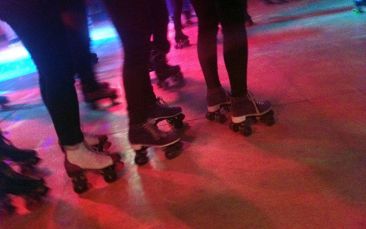 roller disco hen party