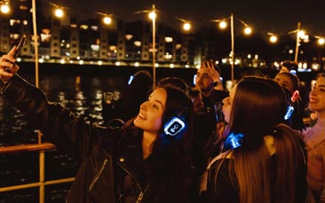 silent disco boat party hen party