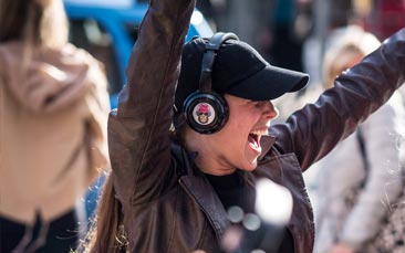 silent disco tour hen party