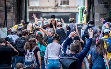 silent disco tour hen party