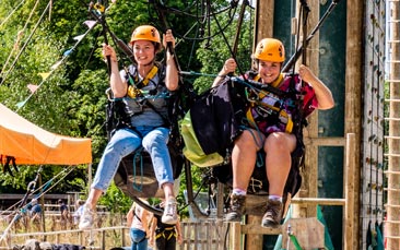 sky adventure hen party