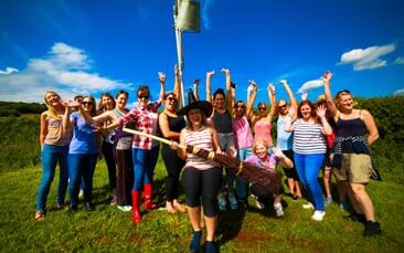 somerset challenge hen party