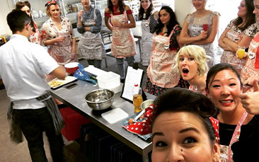 sushi making class hen party