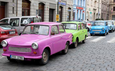 trabant city tour hen party