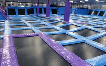 trampoline park hen party